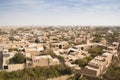 View over Meybod, Iran from the Narin castle Royalty Free Stock Photo